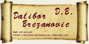 Dalibor Brezanović vizit kartica